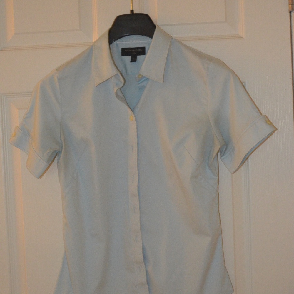 Banana Republic Pale Blue Top